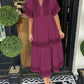 68%&lt;&lt;&lt;&lt;&lt;t47&gt;35&gt;8&gt;7&gt;3&gt;abatte✨  Damen-Boho-Maxikleid  mit V-Ausschnitt✨