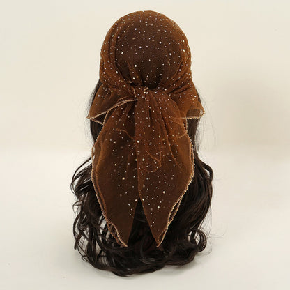 Kopftuch mit Glitzerdetails für Damen