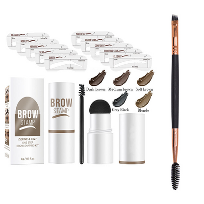 ⏳Begrenzte Zeit 60% Rabatt💥Perfekte Augenbrauen Schablone & Stempel Kit