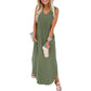 💖LETZTER TAG 49% RABATT💖Sommer Maxikleid: Urlaub-Strandkleid mit Taschen
