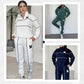 Lässiges Sweatshirt 2-teiliges Set mit Linie