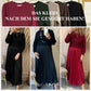 🍂59 % Rabatt-Aktion🍂Stilvolles und elegantes Kleid mit Rundhalsausschnitt und Falten für Damen