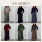 🍂59 % Rabatt-Aktion🍂Stilvolles und elegantes Kleid mit Rundhalsausschnitt und Falten für Damen
