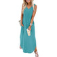 💖LETZTER TAG 49% RABATT💖Sommer Maxikleid: Urlaub-Strandkleid mit Taschen
