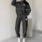 Lässiges Sweatshirt 2-teiliges Set mit Linie