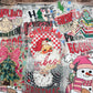 🎄Weihnachts-Überraschungspaket mit DTF-Transferdrucken – Fertig zum Aufpressen! Festliche Motive mit Weihnachtsmann, Rentier, Lebkuchen und anderen festlichen Grafiken für T-Shirts, Tragetaschen und DIY-Geschenke🎄