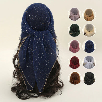 Kopftuch mit Glitzerdetails für Damen