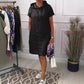 💞Hot Sale 50% OFF🌟Women's Loose Casual Solid Drawstring Hooded Dress