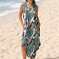 💖LETZTER TAG 49% RABATT💖Sommer Maxikleid: Urlaub-Strandkleid mit Taschen