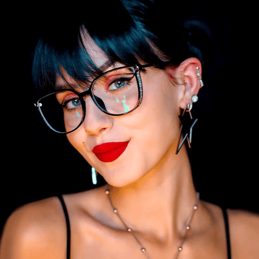 💖Ideales Geschenk - 🎁Modische HD Anti-Blulicht-Brille mit großem Rahmen für Damen✨