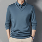 ❄️🧥[Geschenk für Männer] Warmes Herrenhemd mit zweiteiligem Anzug im Imitations-Stil