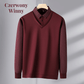 ❄️🧥[Geschenk für Männer] Warmes Herrenhemd mit zweiteiligem Anzug im Imitations-Stil