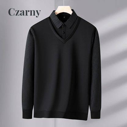 ❄️🧥[Geschenk für Männer] Warmes Herrenhemd mit zweiteiligem Anzug im Imitations-Stil