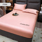 Summer Ice Cooling Silky Bed Spannbettlaken-Kissenbezug