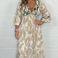 &lt;&lt;&lt;&lt;&lt;t63&gt;51&gt;9&gt;1&gt;0&gt;tmungsaktives, modisches, langes  A-Linien-Kleid  mit V-Ausschnitt