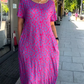 👗2025 Fashionable Plus-size Print Dress