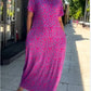 👗2025 Fashionable Plus-size Print Dress