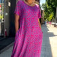 👗2025 Fashionable Plus-size Print Dress