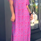 👗2025 Fashionable Plus-size Print Dress
