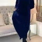 💕2025 Neues Design👗✨Neues schlankes langes Kleid mit Rundhalsausschnitt