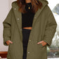 Trendy leichte Steppjacke mit Kapuze für den Winter für Damen