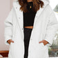 Trendy leichte Steppjacke mit Kapuze für den Winter für Damen