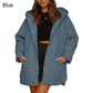 Trendy leichte Steppjacke mit Kapuze für den Winter für Damen