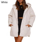 Trendy leichte Steppjacke mit Kapuze für den Winter für Damen
