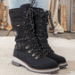 ❄️Winterschlussverkauf 50% RABATT🎁Wasserdichte Knie-Schneestiefel für Damen