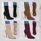 👠Kurze Damenstiefel mit hohem Absatz und spitzer Zehe