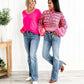&lt;&lt;&lt;&lt;t16&gt;6&gt;3&gt;0&gt;ootcut-Jeans  mit Knopffalte  für  Frauen