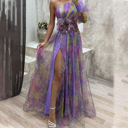 🌸Frühjahrs-Specials🌸 Damen Tüll Unregelmäßiges Kleid Kleider