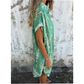 💕New Arrival Hot Sale 💕Loose Passform Bedrucktes Kurzarmkleid mit Taschen