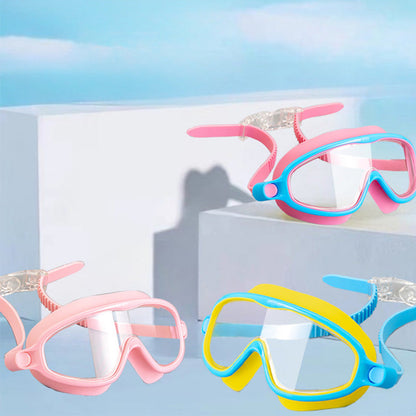 🎁Antibeschlag-Schwimmbrille für Kinder mit Nasenclip und Ohrstöpseln