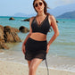 👙Schwimmrock Hochtaillierte Bikini Sets Bauchfreie Badeanzüge