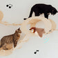 Wiederaufladbares, berührungsaktiviertes Katzenspielzeug mit realistischen Soundeffekten