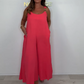 &lt;&lt;&lt;t43&gt;19&gt;0&gt;equemer  und  eleganter  rückenfreier  Jumpsuit in  Volltonfarbe  für  Damen