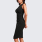Ä&lt;&lt;&lt;&lt;t35&gt;32&gt;16&gt;1&gt;melloses, elastisches, figurbetontes  Tankkleid  mit Raffung