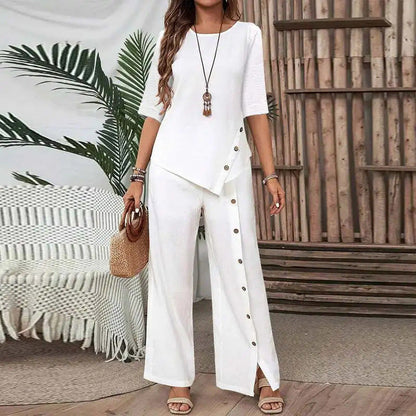 &lt;&lt;&lt;&lt;&lt;&lt;&lt;t61&gt;58&gt;41&gt;26&gt;21&gt;6&gt;0&gt;symmetrisches  Top  mit weiter  Hose – Zweiteiliges  Damen-Outfit für  Beruf  und  Freizeit