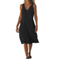 Ä&lt;&lt;&lt;t31&gt;19&gt;1&gt;melloses  Kleid  mit V-Ausschnitt für  Damen