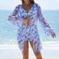 3-&lt;&lt;t20&gt;2&gt;eiliges  Bikini-Set mit Tunika  für  Damen