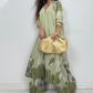 Damen-Zweiteiler: Longline-Hemdkleid & Hose mit weitem Bein