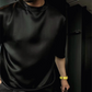 Lässiger Herren-Zweiteiler: T-Shirt & Shorts in Unifarben