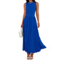 Elegantes Damen-Maxikleid mit U-Boot-Ausschnitt