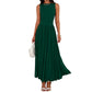 Elegantes Damen-Maxikleid mit U-Boot-Ausschnitt