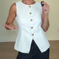 &lt;&lt;&lt;&lt;&lt;t42&gt;41&gt;23&gt;8&gt;0&gt;nzugweste  für  Damen  mit Rundhalsausschnitt und  Knopfleiste