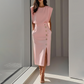 Elegantes Midikleid mit Schlitz für Damen