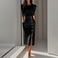 Elegantes Midikleid mit Schlitz für Damen