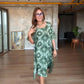 &lt;&lt;&lt;&lt;t44&gt;26&gt;7&gt;0&gt;edrucktes  Kurzarmkleid  mit Rundhalsausschnitt für  Damen