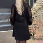 Glitzerndes Paillettenkleid im Patchwork-Stil für Dame